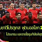 โปรแกรมทีมชาติโปรตุเกส